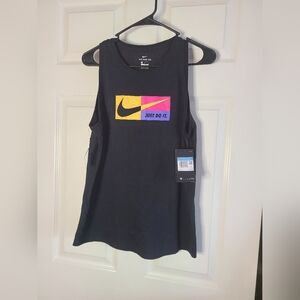 Nike Tee Dri Fit sleeveless size Medium Black